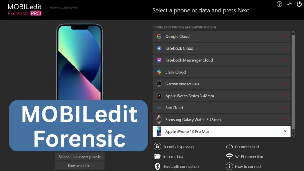 MOBILedit Forensic